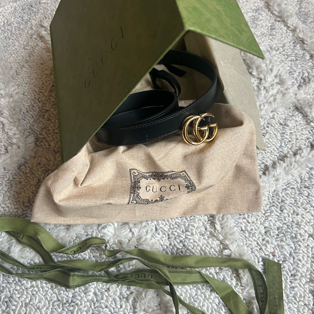 Gucci Double G Belt With Packaging Size 85
